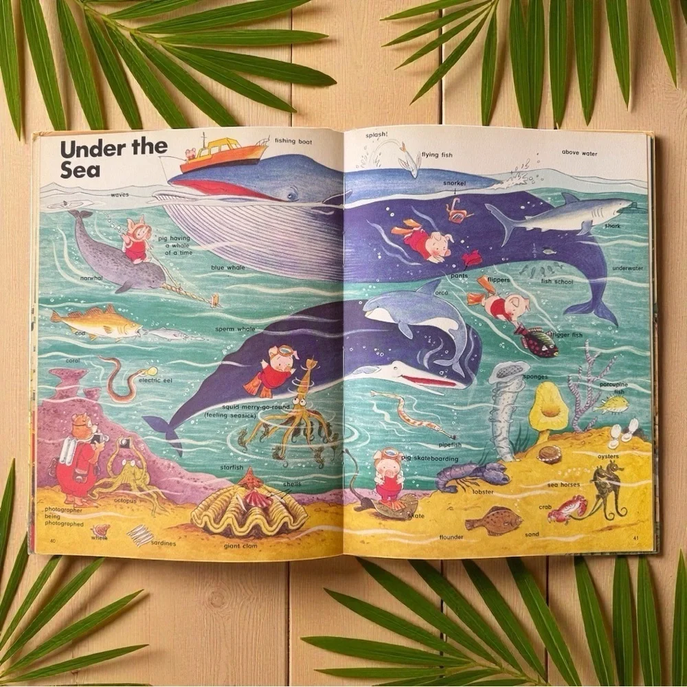 Rand McNally’s “Wonderful World Word Book” – 1978 Vintage Hardcover